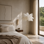 Lampa Feather pióra biała podłogowa 180 cm - Light & Living 2