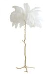 Lampa Feather pióra biała podłogowa 180 cm - Light & Living 1
