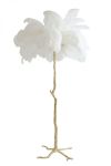 Lampa Feather pióra biała podłogowa 180 cm 5