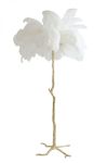 Lampa Feather pióra biała podłogowa 180 cm - Light & Living 5