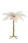Lampa Feather pióra biała stołowa 68 cm 2