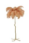 Lampa Feather pióra brzoskwiniowa podłogowa 180 cm - Light & Living 1