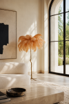 Lampa Feather pióra brzoskwiniowa podłogowa 180 cm - Light & Living 3