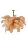 Lampa Feather pióra brzoskwiniowa sufitowa 80 cm 1