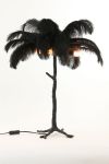 Lampa Feather pióra czarna stołowa 68 cm 2