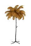Lampa Feather pióra karmelowa podłogowa 180 cm - Light & Living 2