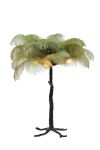 Lampa Feather pióra zielona stołowa 68 cm 2