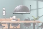 Lampa Glow czarno-srebrna 70 cm  - Invicta Interior 10