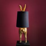 Lampa Hiding Bunny czarna 115 cm 2