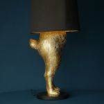 Lampa Hiding Bunny czarna 115 cm 4