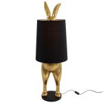 Lampa Hiding Bunny czarna 115 cm 1