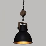 Lampa industrialna Loft czarna 3