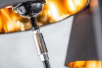 Lampa Levels podłogowa 176 cm czarno-złota  - Invicta Interior 14