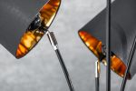 Lampa Levels podłogowa 176 cm czarno-złota  - Invicta Interior 12