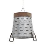 Lampa metalowy Garnek 1