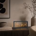 Lampa napis LED Love niebieska - Atmosphera 2