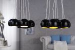 Lampa Perlota Pearls czarno-złota - Invicta Interior 7