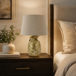 Lampa Pineapple złota  2
