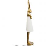 Lampa podłogowa Animal Rabbit złota biała 150 cm - Kare Design 3