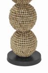 Lampa podłogowa Bali Beads z drewnianych pereł - Item International 3
