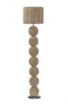 Lampa podłogowa Bali Beads z drewnianych pereł - Item International 1