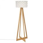 Lampa Milo podłogowa drewniana 150cm - Atmosphera 1