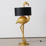 Lampa podłogowa Flaming złota - Boltze 1