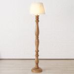 Lampa podłogowa Grand z drewna  - Boltze 4