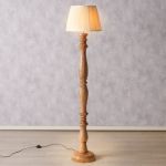 Lampa podłogowa Grand z drewna  - Boltze 2