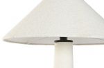 Lampa podłogowa Japandi biała boucle - Item International 3