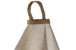 Lampa podłogowa Latarnia Boho 100 cm z lnu - Item International 4