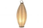 Lampa podłogowa Latarnia Boho 100 cm z lnu - Item International 1