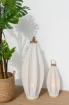 Lampa podłogowa Latarnia Boho 60 cm z lnu - Item International 3