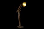 Lampa podłogowa Manhattan Loft drewniana - Item International 2