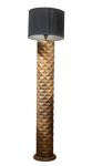 Lampa podłogowa Monarch z drewna mango - Item International 1
