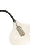 Lampa podłogowa Slender czarna smoked - Light & Living 3