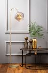 Lampa podłogowa Slender złota smoked - Light & Living 6