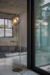 Lampa podłogowa Slender złota smoked - Light & Living 7