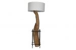 Lampa podłogowa Tree z drewna tekowego - Item International 4