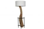 Lampa podłogowa Tree z drewna tekowego - Item International 1