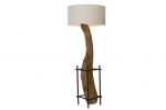 Lampa podłogowa Tree z drewna tekowego - Item International 2