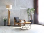 Lampa podłogowa Woodland drewniana 180 cm - Item International 2