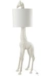 Lampa podłogowa Żyrafa biała 180 cm  - J-Line 1