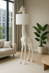 Lampa podłogowa Żyrafa biała 180 cm  - J-Line 2