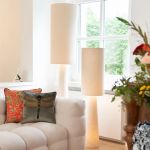 Lampa podłogowe Boucle beżowa 190 cm  - Kare Design 2