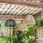 Lampa rattanowa boho Bali - Atmosphera 2