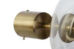 Lampa ścienna kinkiet Art Deco złota - Item International 6