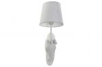 Lampa ścienna kinkiet Koń biały vintage - Item International 3
