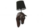 Lampa ścienna kinkiet Koń brązowy vintage  - Item International 1