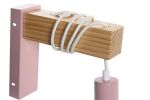 Lampa ścienna kinkiet pastelowy różowy zielony - Item International 4